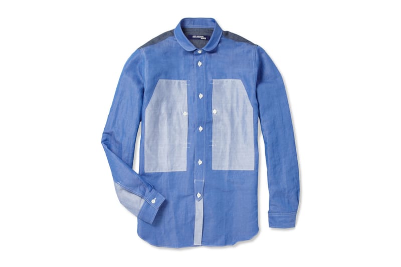 Junya Watanabe COMME des GARCONS MAN Panelled Linen-blend Shirt