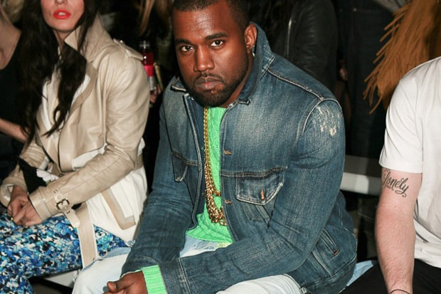 Kanye West Wears Zen Grey Air Yeezy 2 @ London Fashion Week