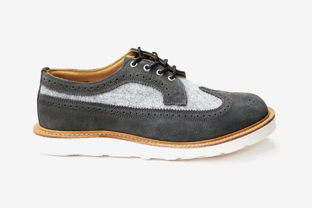 Heather Grey Wall x Mark McNairy LONGWING BROGUE