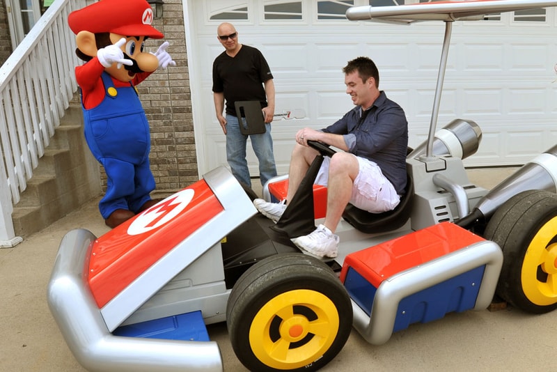 Nintendo Delivers Real Life Mario Kart to GameStop Winner