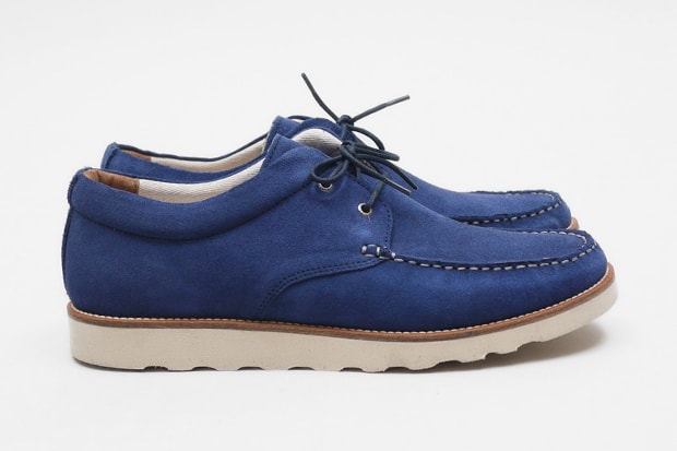 Pointer Cornflower Blue Saha II Suede Shoe