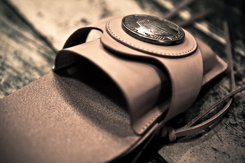Red Moon Raw Leather iPhone Holder