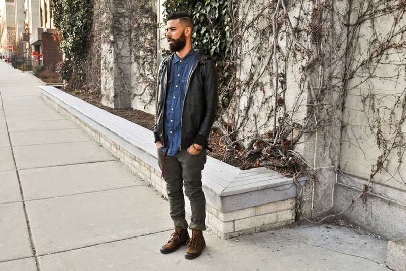 Streetsnaps: Leather/Denim