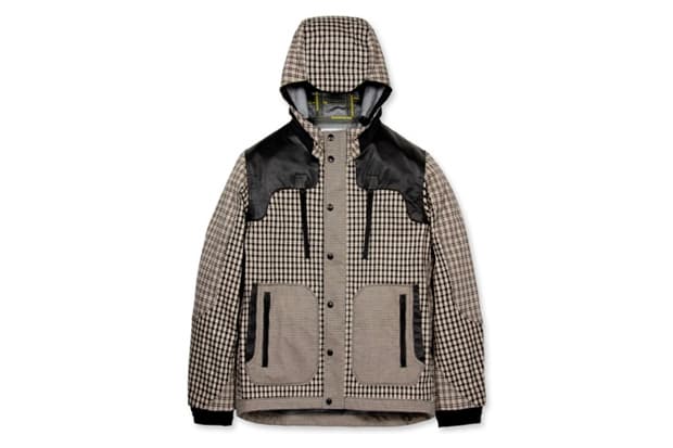 White Mountaineering Dyed Check Parka