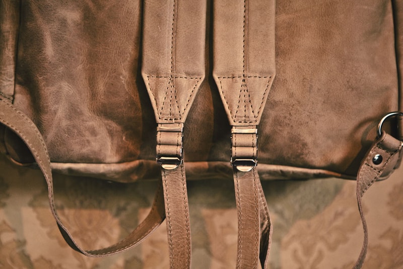  Arts & Science Leather Backpack