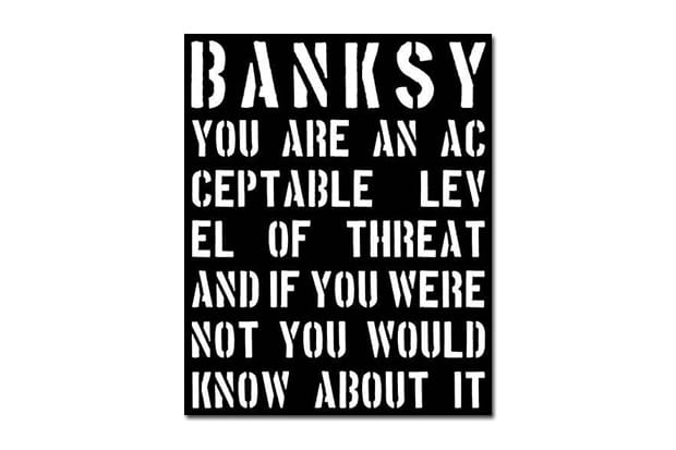 Banksy: You Are an Acceptable Level of Threat Book