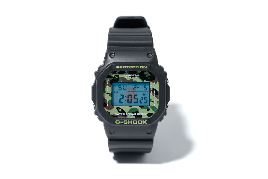 A Bathing Ape x Casio 1ST CAMO G-Shock | Hypebeast G-SHOCK/限定/DW 