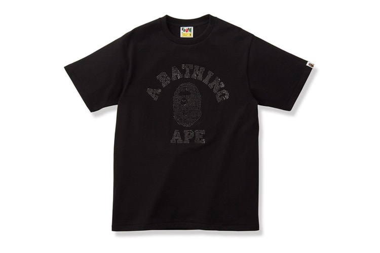 BLACK SENSE MARKET x A Bathing Ape Swarovski Logo T-Shirt