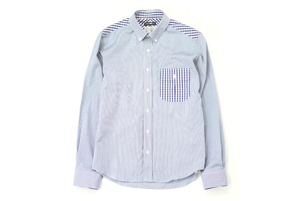CASH CA x Smyth & Gibson SS Navy Shirt Heather Grey Wall Exclusive 