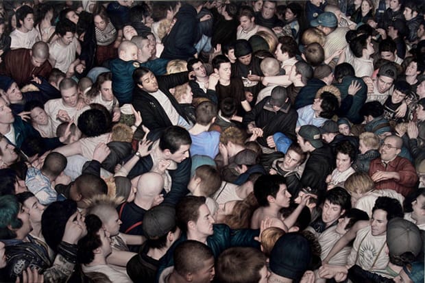 Dan Witz "Mosh Pits" Paintings 