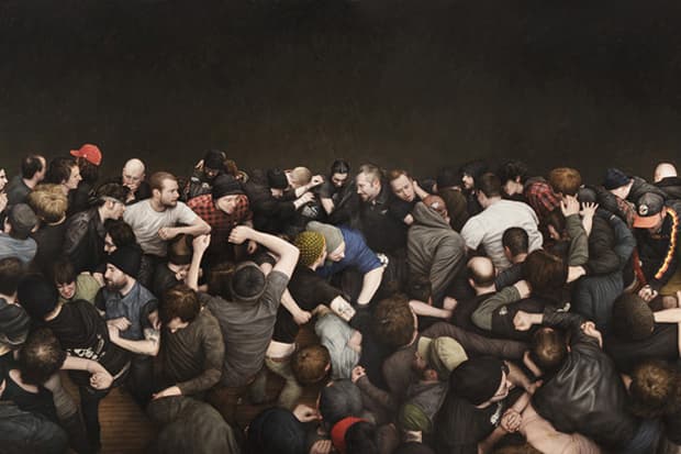 Dan Witz "Mosh Pits" Paintings