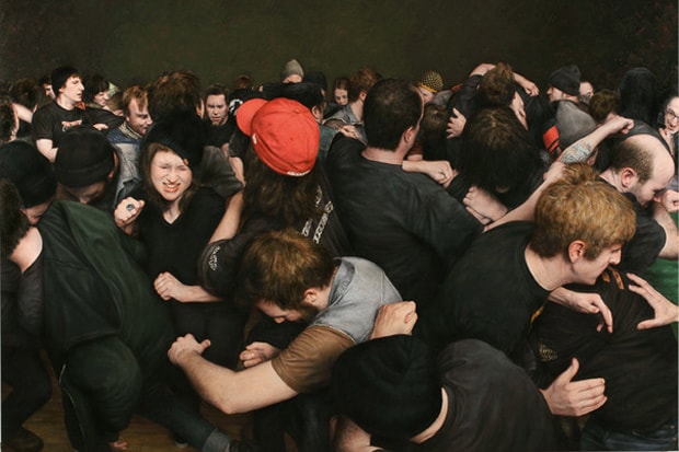 Dan Witz "Mosh Pits" Paintings 