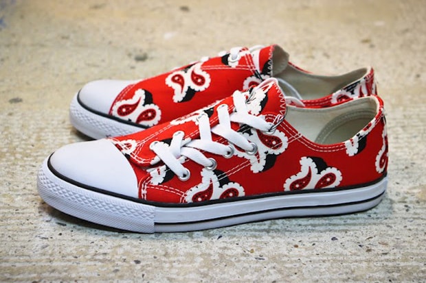 GANRYU COMME des GARCONS 2012 Spring/Summer Paisley Sneakers 