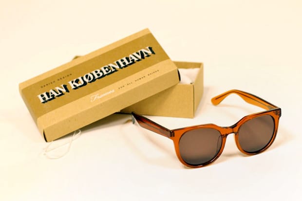 Han Kjobenhaven Paul Senoir Transparent Brown Sunglasses