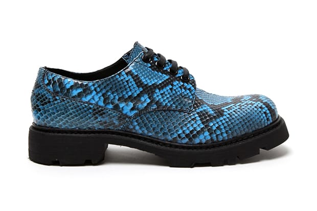 Jil Sander Snake Skin Print Derby Shoe