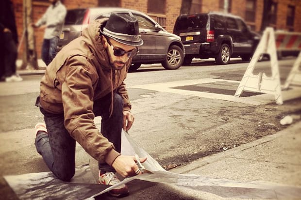 JR x Liu Bolin @ Elizabeth & Spring NYC