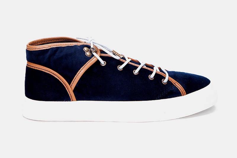 Ksubi Lewis Velvet Sneaker "Navy"