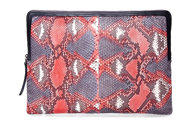 Lanvin Red Python Laptop Case