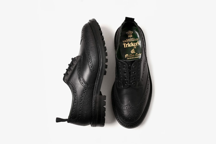 Maiden Noir x Tricker's Brogue Shoes