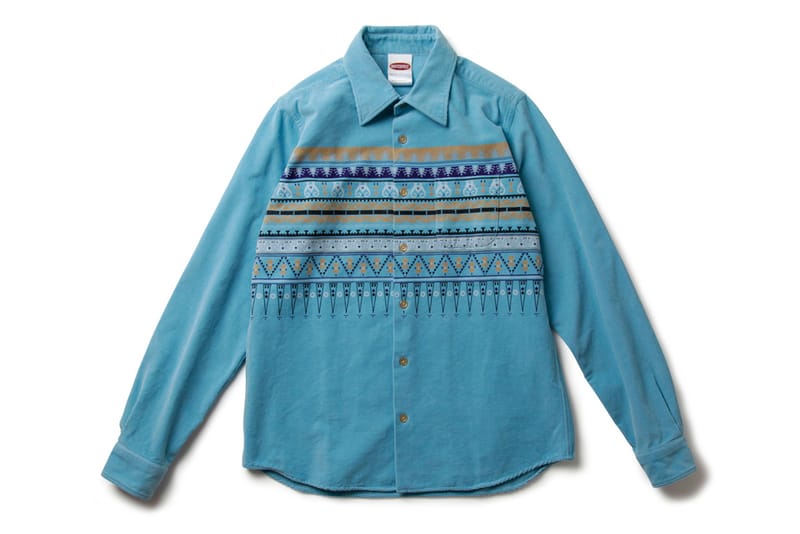 MASTERPIECE 2012 Spring/Summer Native Pattern Corduroy Shirt