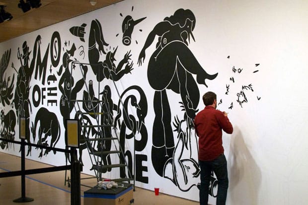 Parra "WEIRDED OUT" Mural Installation @ SFMoMA Preview