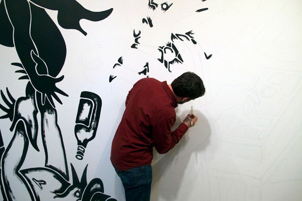 Parra "WEIRDED OUT" Mural Installation @ SFMoMA Preview