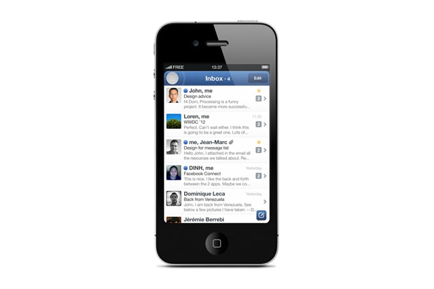 Sparrow for iPhone