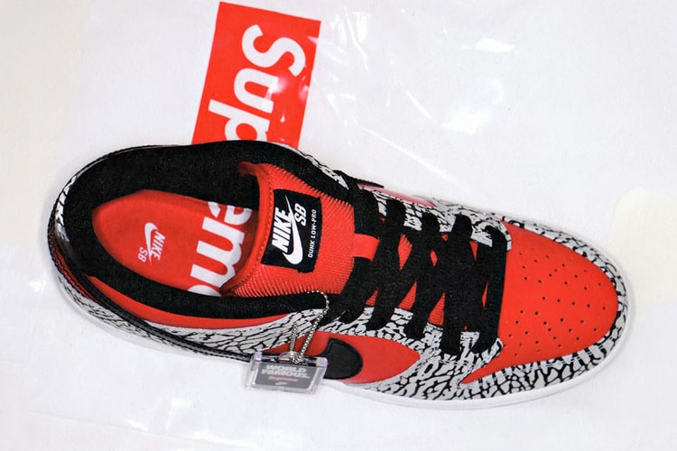 Supreme x Nike Dunk Low Pro SB 2012