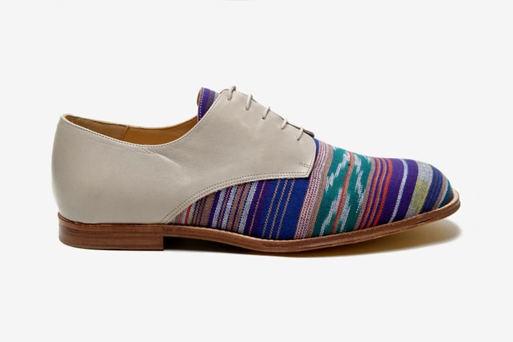 T&F Slack Shoemakers London oki-ni Exclusive Ikat Denver Derby Shoe