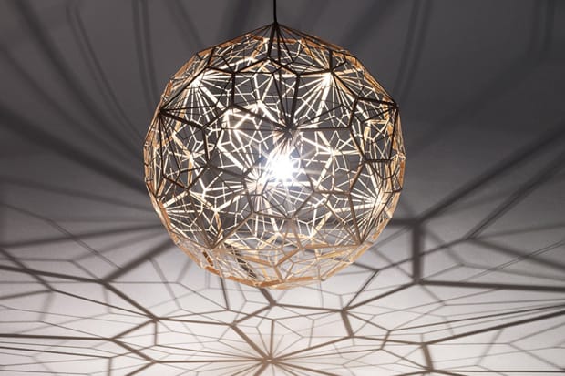 Tom Dixon Etch Web Light Display