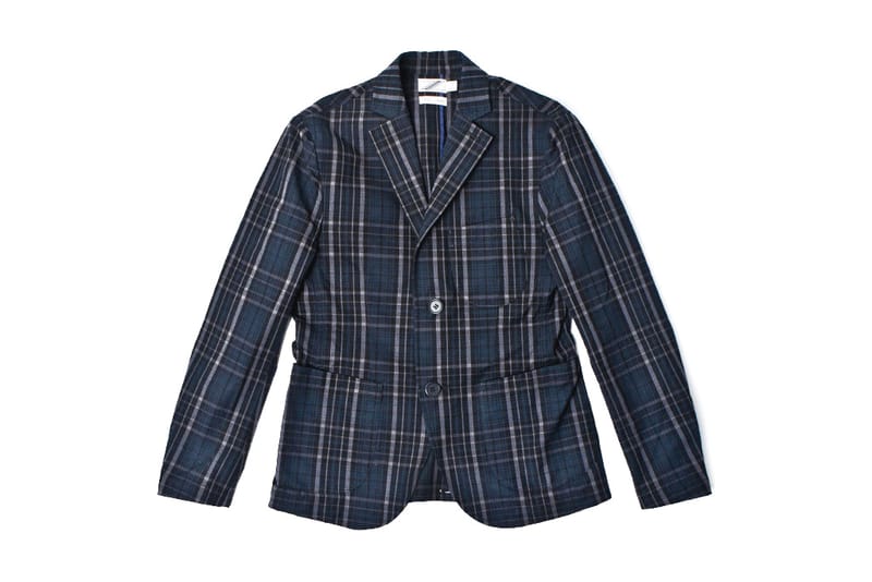 02DERIV. 2012 Spring/Summer STUDENT JACKET-COTTON DARK CHECK