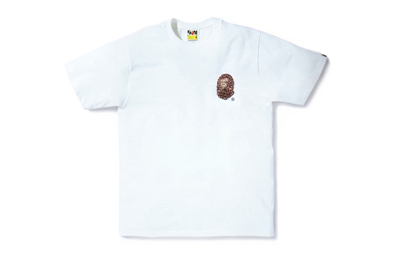 A Bathing Ape Swarovski Ape Head Special Order T-Shirt