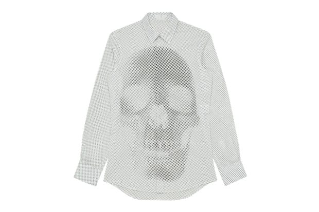 Alexander McQueen 2012 Spring/Summer Skull Dots Shirt