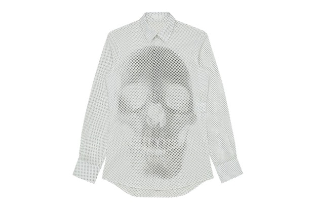 Alexander McQueen 2012 Spring/Summer Skull Dots Shirt