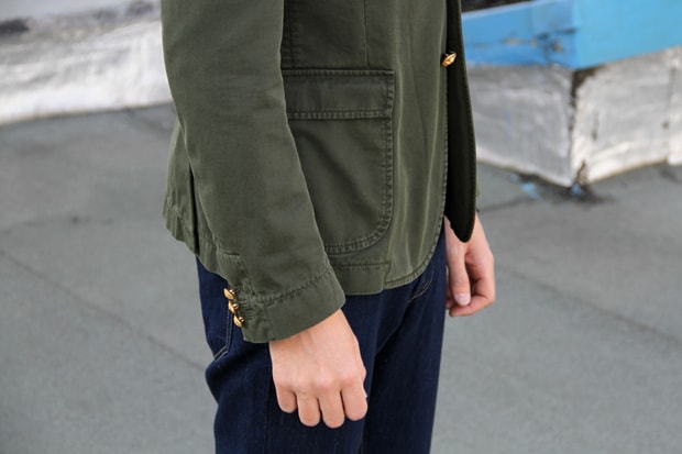 Band of Outsiders Gold Button Blazers
