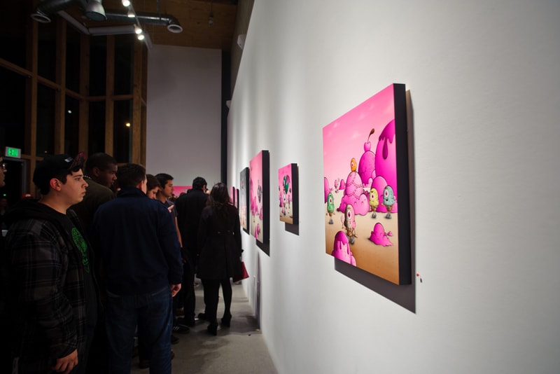 Buff Monster "Legend of the Pink Cherry" Exhibition @ Corey Helford Gallery Recap