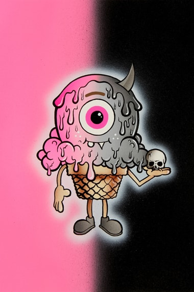 Buff Monster "Legend of the Pink Cherry" Exhibition @ Corey Helford Gallery
