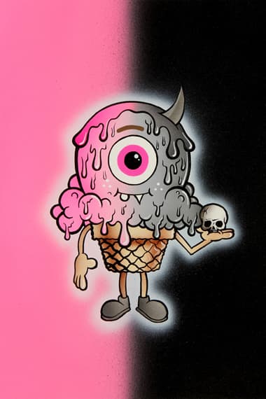 Buff Monster "Legend of the Pink Cherry" Exhibition @ Corey Helford Gallery