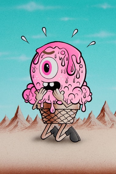 Buff Monster "Legend of the Pink Cherry" Exhibition @ Corey Helford Gallery