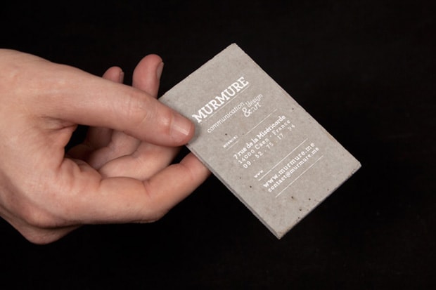 Concrete Business Cards by Murmure