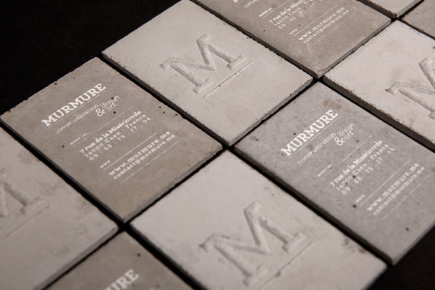 Concrete Business Cards by Murmure
