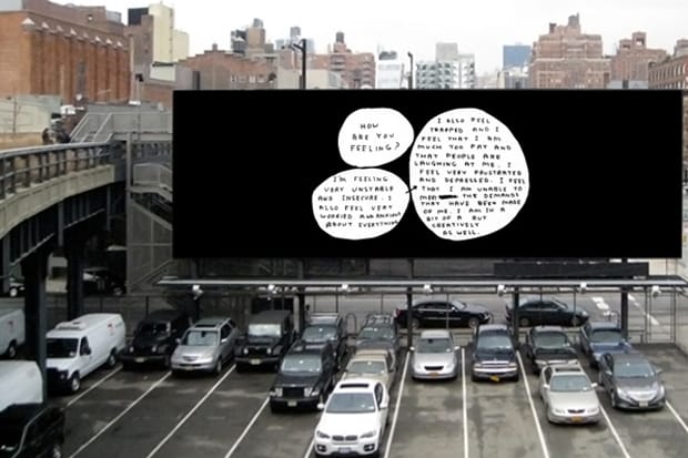 David Shrigley 'How Are You Feeling?' NYC