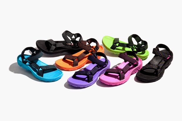 Head Porter Plus × atmos x TEVA Dot Print Sandals