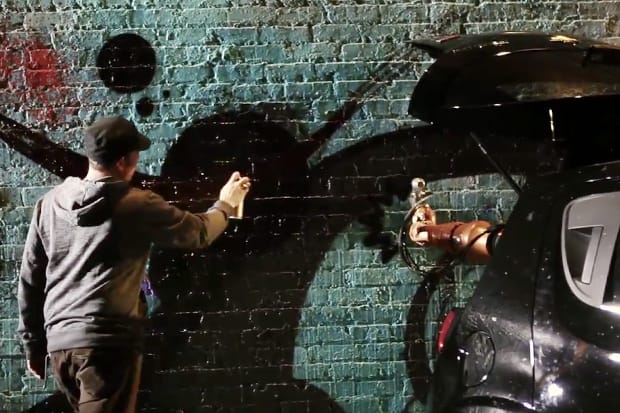 Jeff Soto & Chevy Debut Spray-Painting Sonic Car