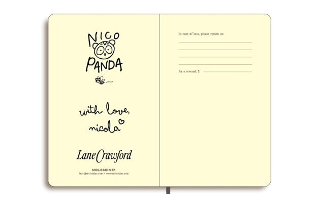 Lane Crawford x Nicola Formichetti "NICOPANDA" Moleskin Notebook
