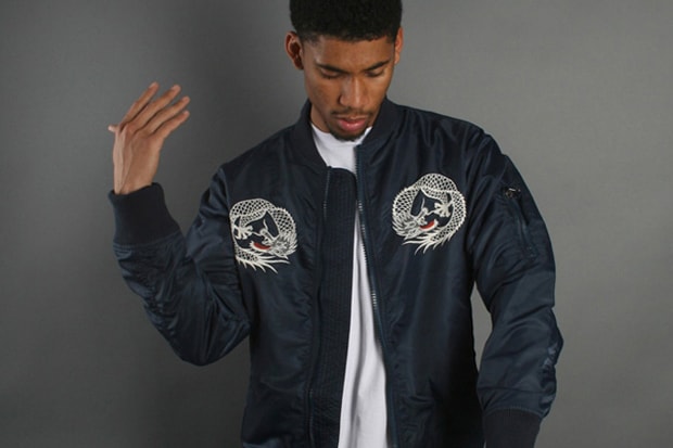 maharishi Water Dragon Tour Fitted MA-1 Jacket