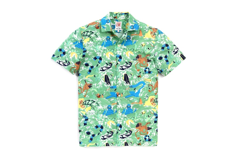 Micah Lidberg x Lacoste L!VE Animal Illustration Shirts