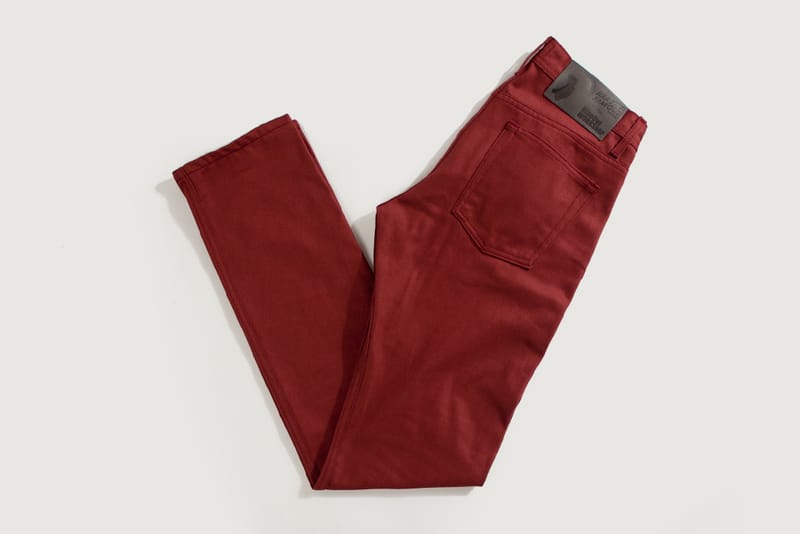 Blue Owl x Loop Clothing x Naked & Famous 2012 Weird Guy Red Selvedge Chino