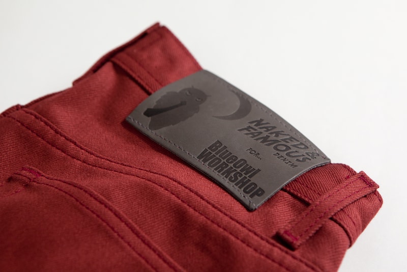 Blue Owl x Loop Clothing x Naked & Famous 2012 Weird Guy Red Selvedge Chino