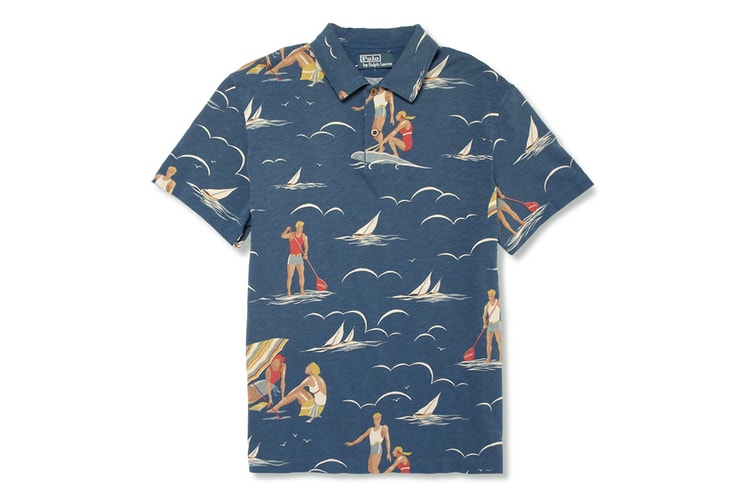 Polo Ralph Lauren Surf Print Polo Shirt